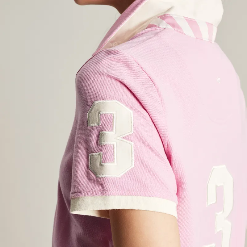 Joules Beaufort Polo Shirt - Light Pink-3